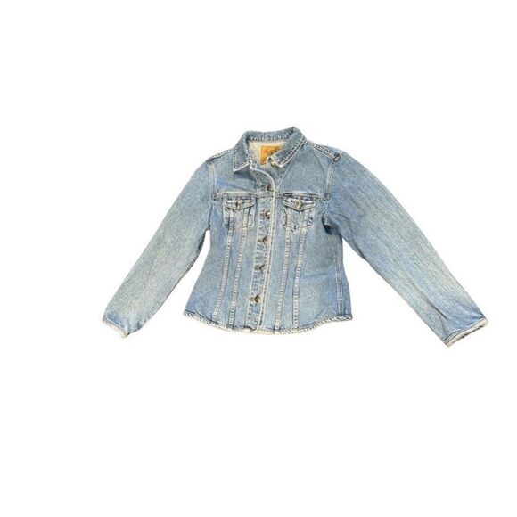Vintage Faconnable Light Wash Western Denim Jacket - Picture 2 of 9